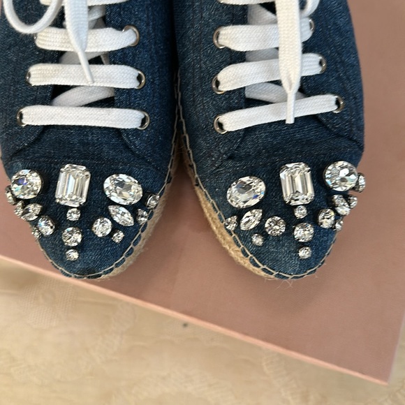 Miu Miu denim platform espadrilles - Picture 3 of 7